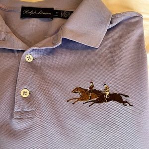 Ralph Lauren Purple Label Embroidered Polo Shirt